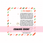 elf i'm back cake pop card