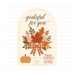 CAKE POP - "Grateful for You" Die Cut Card – Set of 25 Printed 4.75" x 7" Cake Pop Cards