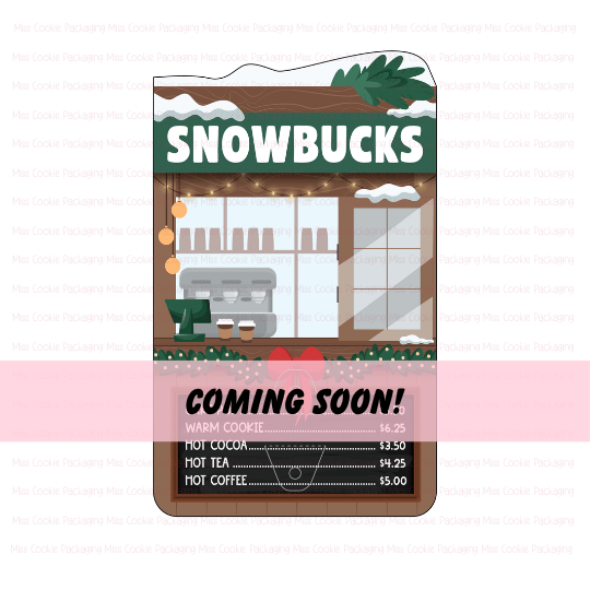 Snowbucks cake pop card Snowbucks cake pop card