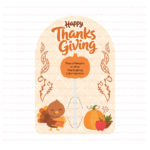 cute thanksgiving cake pop card