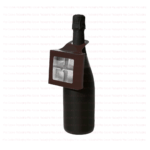 Wine Bottle Hanger Boxes - BROWN - set of 10 - 3.5" x 3.5" x 1" - Image 3