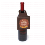 Wine Bottle Hanger Boxes - BROWN - set of 10 - 3.5" x 3.5" x 1" - Image 2